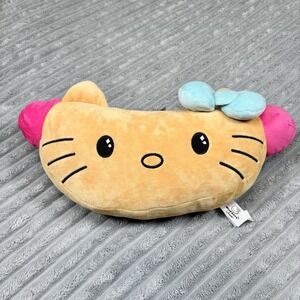 Hello Kitty Hot Dog Sandwich Plush‎ Bun Toy Stuffed 9" Hotdog Sanrio 2024 Fiesta
